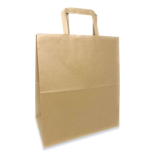 Prime Time Packaging Kraft Paper Bags, 1-7th BBL 12 x 7 x 14, Natural, 300-Bundle FH12714