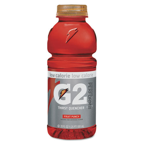 Gatorade G2 Perform 02 Low-Calorie Thirst Quencher Fruit Punch 20 oz Bottle (24 Pack) 04053