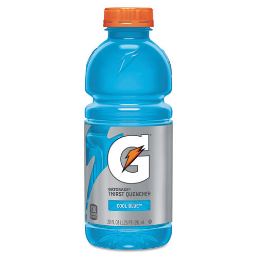 Gatorade G-Series Perform 02 Thirst Quencher Cool Blue 20 oz Bottle (24 Pack) 24812
