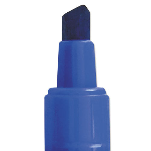 Quartet EnduraGlide Dry Erase Marker, Broad Chisel Tip, Four Assorted Colors, 12-Set 5001-18MA