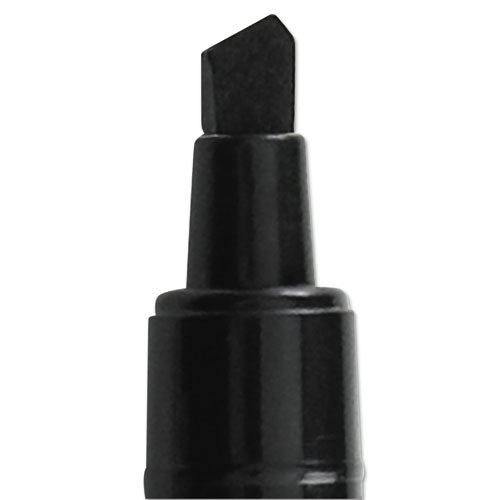 Quartet EnduraGlide Dry Erase Marker, Broad Chisel Tip, Black, Dozen 5001-2MA