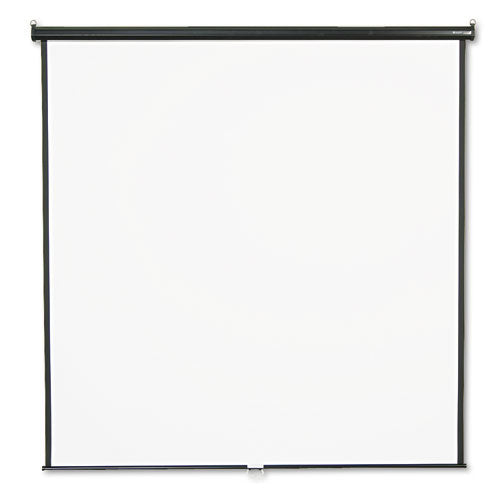 Quartet Wall or Ceiling Projection Screen, 84 x 84, White Matte Finish 684S