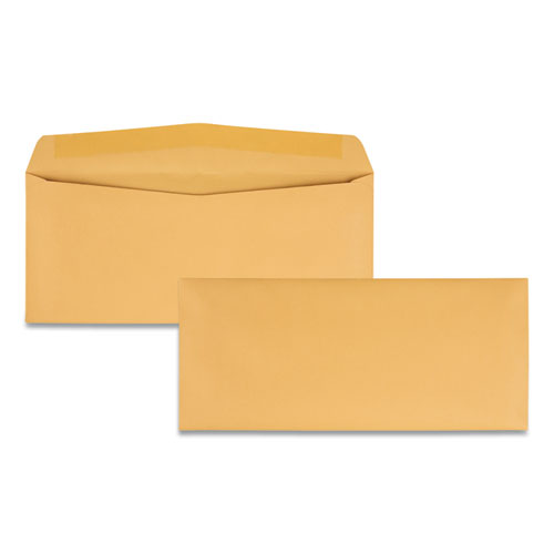 Quality Park Kraft Envelope, #11, Commercial Flap, Gummed Closure, 4.5 x 10.38, Brown Kraft, 500-Box QUA11362