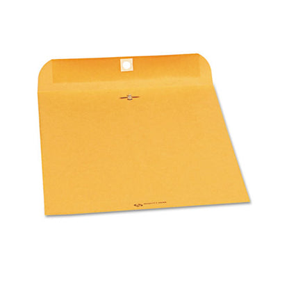 Quality Park Clasp Envelope, #97, Square Flap, Clasp-Gummed Closure, 10 x 13, Brown Kraft, 250-Carton QUA37597