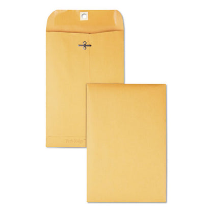 Quality Park Park Ridge Kraft Clasp Envelope, #55, Square Flap, Clasp-Gummed Closure, 6 x 9, Brown Kraft, 100-Box QUA43055