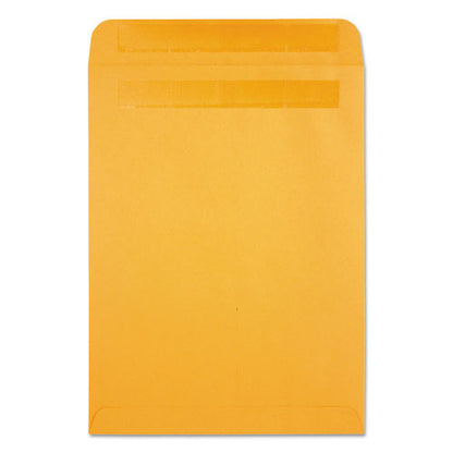 Quality Park Redi-Seal Catalog Envelope, #10 1-2, Cheese Blade Flap, Redi-Seal Closure, 9 x 12, Brown Kraft, 250-Box QUA43562