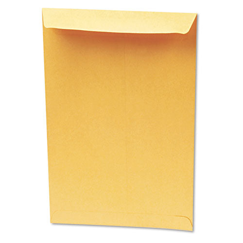 Quality Park Redi-Seal Catalog Envelope, #13 1-2, Cheese Blade Flap, Redi-Seal Closure, 10 x 13, Brown Kraft, 100-Box QUA43767