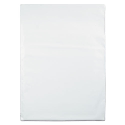 Quality Park Redi-Strip Poly Mailer, #6, Square Flap, Redi-Strip Closure, 14 x 19, White, 100-Pack QUA45235