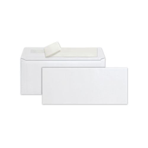 Quality Park Redi-Strip Envelope, #10, Commercial Flap, Redi-Strip Closure, 4.13 x 9.5, White, 500-Box QUA69022