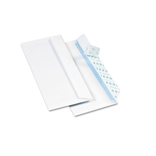 Quality Park Redi-Strip Security Tinted Envelope, #10, Commercial Flap, Redi-Strip Closure, 4.13 x 9.5, White, 500-Box QUA69122