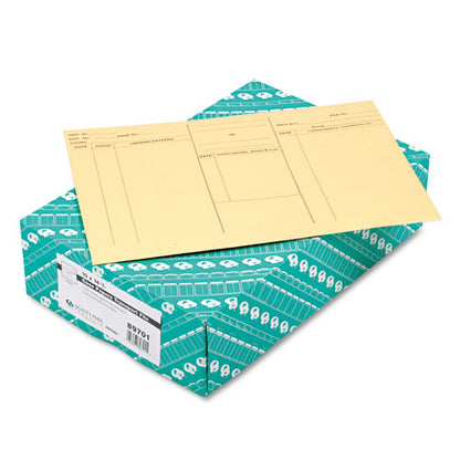 Quality Park Attorney's Envelope-Transport Case File, Cheese Blade Flap, Fold Flap Closure, 10 x 14.75, Cameo Buff, 100-Box QUA89701