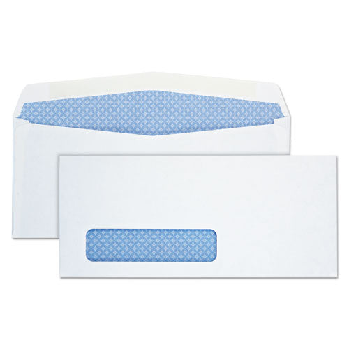 Quality Park Window Envelope, #10, Commercial Flap, Gummed Closure, 4.13 x 9.5, White, 500-Box QUA90130