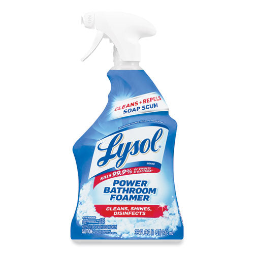 Lysol Disinfectant Bathroom Cleaners, Liquid, Atlantic Fresh, 32 oz Spray Bottle, 12-Carton 19200-02699