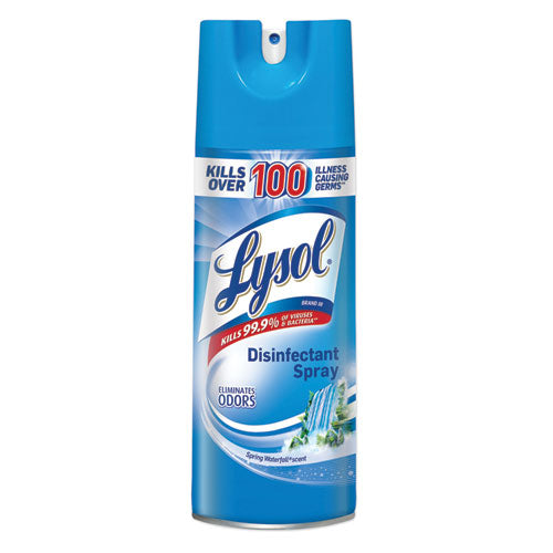 Lysol Disinfectant Spray, Spring Waterfall Scent, 12.5 oz Aerosol Spray 19200-02845