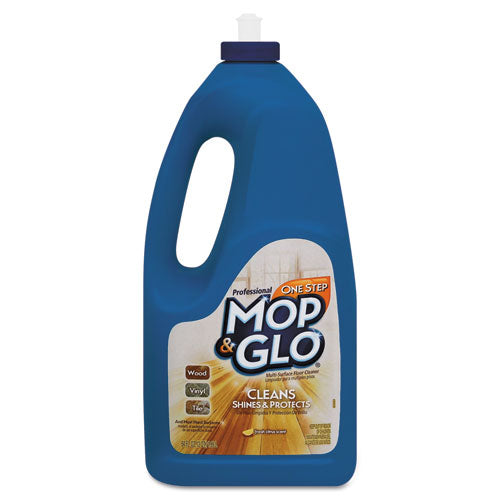 Professional Mop & Glo Triple Action Floor Shine Cleaner, Fresh Citrus Scent, 64 oz Bottle, 6-Carton 36241-74297