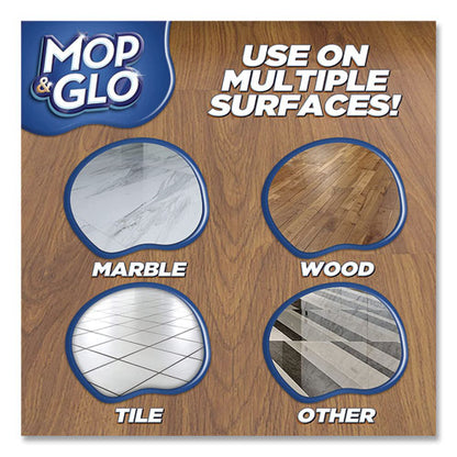 Professional Mop & Glo Triple Action Floor Shine Cleaner, Fresh Citrus Scent, 64 oz Bottle, 6-Carton 36241-74297