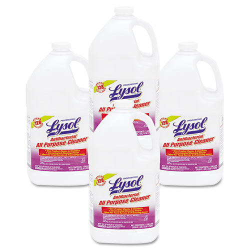 Professional Lysol Antibacterial All-Purpose Cleaner Concentrate, 1 gal Bottle, 4-Carton 36241-74392
