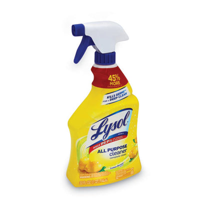 Lysol Ready-to-Use All-Purpose Cleaner, Lemon Breeze, 32 oz Spray Bottle 19200-75352