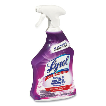 Lysol Mold and Mildew Remover with Bleach, 32 oz Spray Bottle, 12-Carton 19200-78915