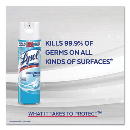 Lysol Disinfectant Spray To Go, Crisp Linen, 1 oz Aerosol Spray, 12-Carton 19200-79132