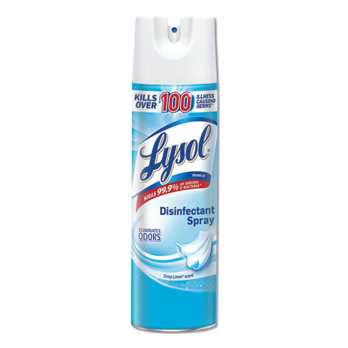Lysol Disinfectant Spray Crisp Linen Scent 19 oz Aerosol Can 19200-79329