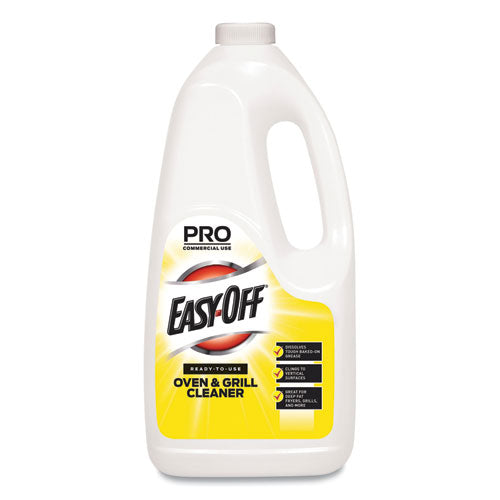 Professional Easy-Off Ready-to-Use Oven and Grill Cleaner, Liquid, 2qt Bottle, 6-Carton 62338-80689