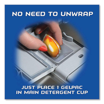 Finish Dish Detergent Gelpacs, Orange Scent, 32-Box 51700-81053
