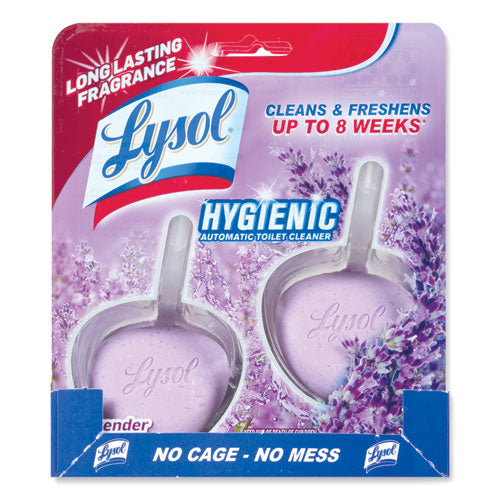 Lysol Hygienic Automatic Toilet Bowl Cleaner, Cotton Lilac, 2-Pack 19200-83722