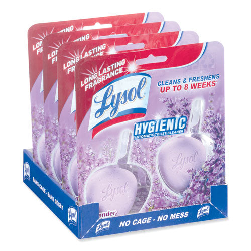 Lysol Hygienic Automatic Toilet Bowl Cleaner, Cotton Lilac, 2-Pack 19200-83722