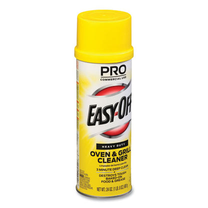 Professional EASY-OFF Oven and Grill Cleaner, 24 oz Aerosol, 6-Carton 62338-04250