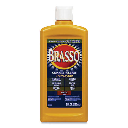 Brasso Metal Surface Polish, 8 oz Bottle 26600-89334