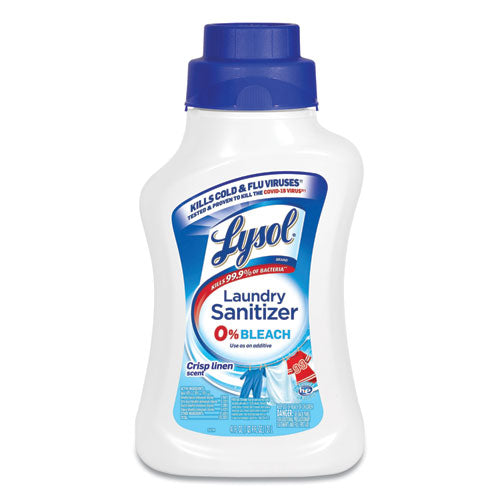 Lysol Laundry Sanitizer, Liquid, Crisp Linen, 41 oz, 6-Carton 19200-95871