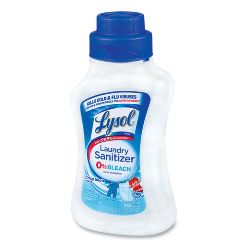 Lysol Laundry Sanitizer, Liquid, Crisp Linen, 41 oz, 6-Carton 19200-95871