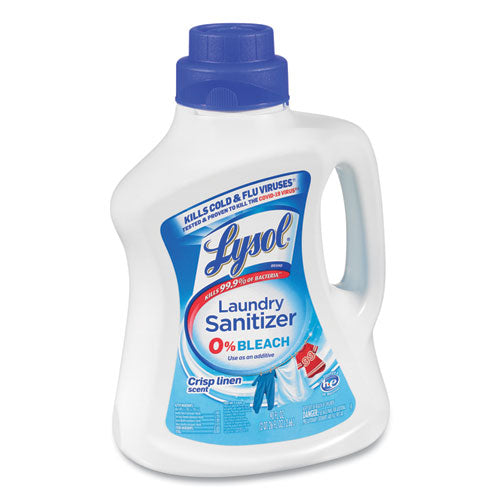 Lysol Laundry Sanitizer, Liquid, Crisp Linen, 90 oz, 4-Carton 19200-95872