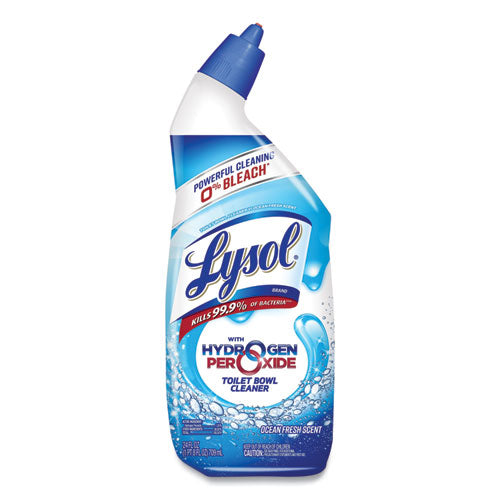 Lysol Toilet Bowl Cleaner with Hydrogen Peroxide, Ocean Fresh Scent, 24 oz, 9-Carton 19200-98011