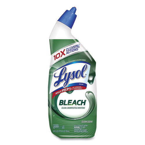Lysol Disinfectant Toilet Bowl Cleaner with Bleach, 24 oz, 9-Carton 19200-98014