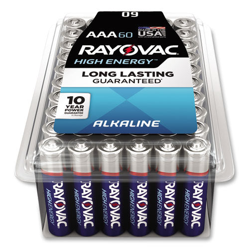 Rayovac Alkaline AAA Batteries, 60-Pack 82460PPK