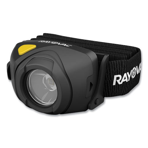 Rayovac Virtually Indestructible LED Headlight, 3 AAA Batteries (Included), 30 m Projection, Black DIYHL3AAA-BTA