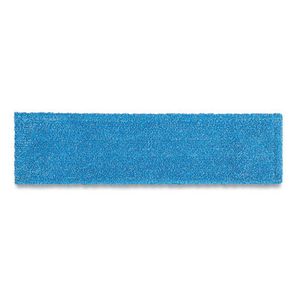 Rubbermaid Commercial Adaptable Flat Mop Pads, Microfiber, 19.5 x 5.5, Blue 2132427