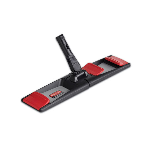 Rubbermaid Commercial Adaptable Flat Mop Frame, 18.25 x 4, Black-Gray-Red 2132428
