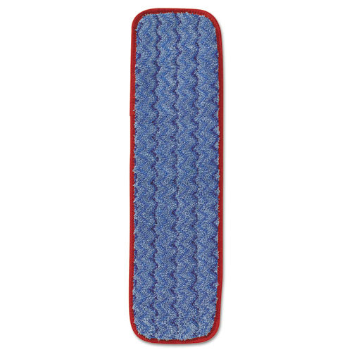Rubbermaid Commercial Microfiber Wet Mopping Pad, 18 1-2" x 5 1-2" x 1-2", Red FGQ41000RD00
