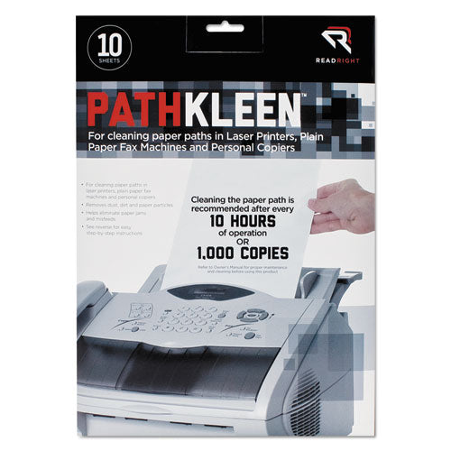 Read Right PathKleen Sheets, 8 1-2 x 11, 10-Pack RR1237