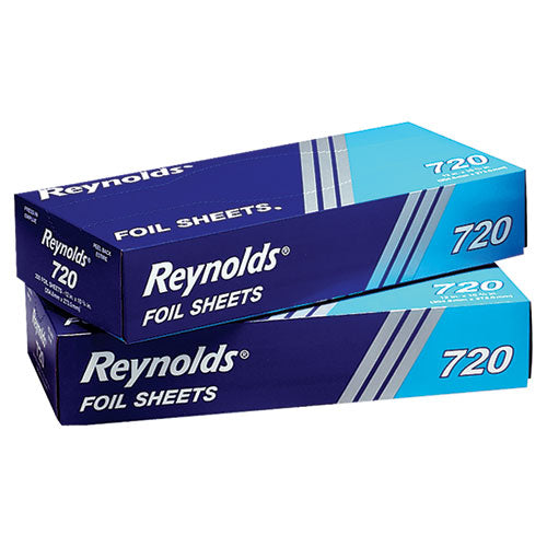 Reynolds Wrap Pop-Up Interfolded Aluminum Foil Sheets, 12 x 10.75, Silver, 200-Box, 12 Boxes-Carton 000000000000000720