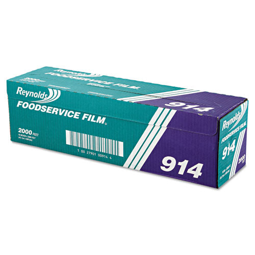 Reynolds Wrap PVC Film Roll with Cutter Box, 18" x 2,000 ft, Clear 000000000000000914