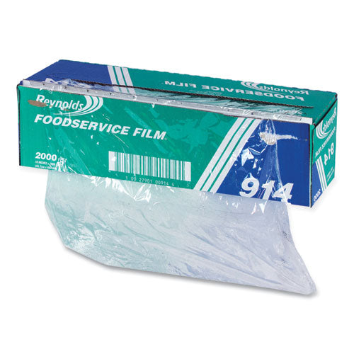 Reynolds Wrap PVC Film Roll with Cutter Box, 18" x 2,000 ft, Clear 000000000000000914