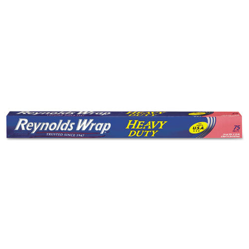 Reynolds Wrap Heavy Duty Aluminum Foil Roll, 18" x 75 ft, Silver PAC F28028