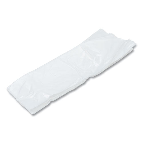 AmerCareRoyal Poly Apron, White, 28 in. x 46 in., 100-Pack, One Size Fits All, 10 Pack-Carton DA2846