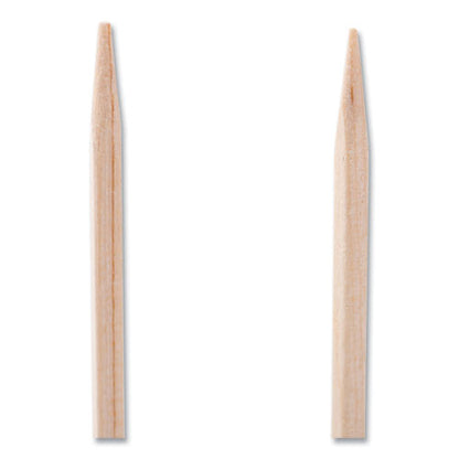 AmerCareRoyal Square Wood Toothpicks, 2.75", Natural, 800-Box, 24 Boxes-Carton R820SQ