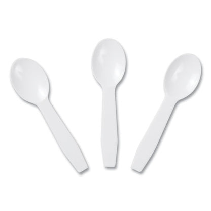 AmerCareRoyal Polystyrene Taster Spoons, White, 3000-Carton RTS3000