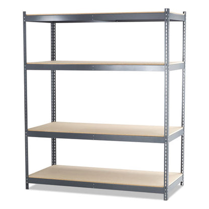 Safco Steel Pack Archival Shelving, 69w x 33d x 84h, Gray 5260